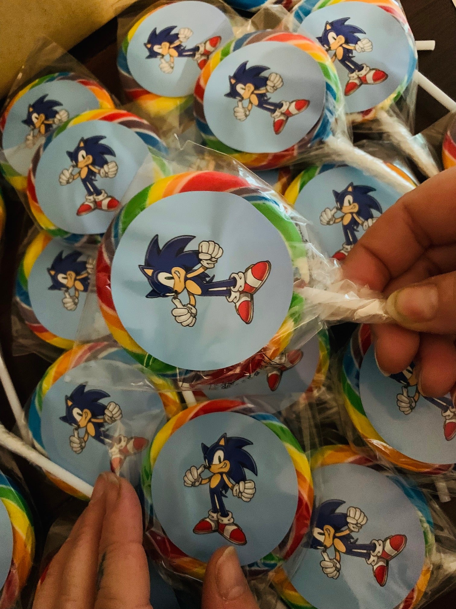 Sonic The Hedgehog Cupcake Toppers 