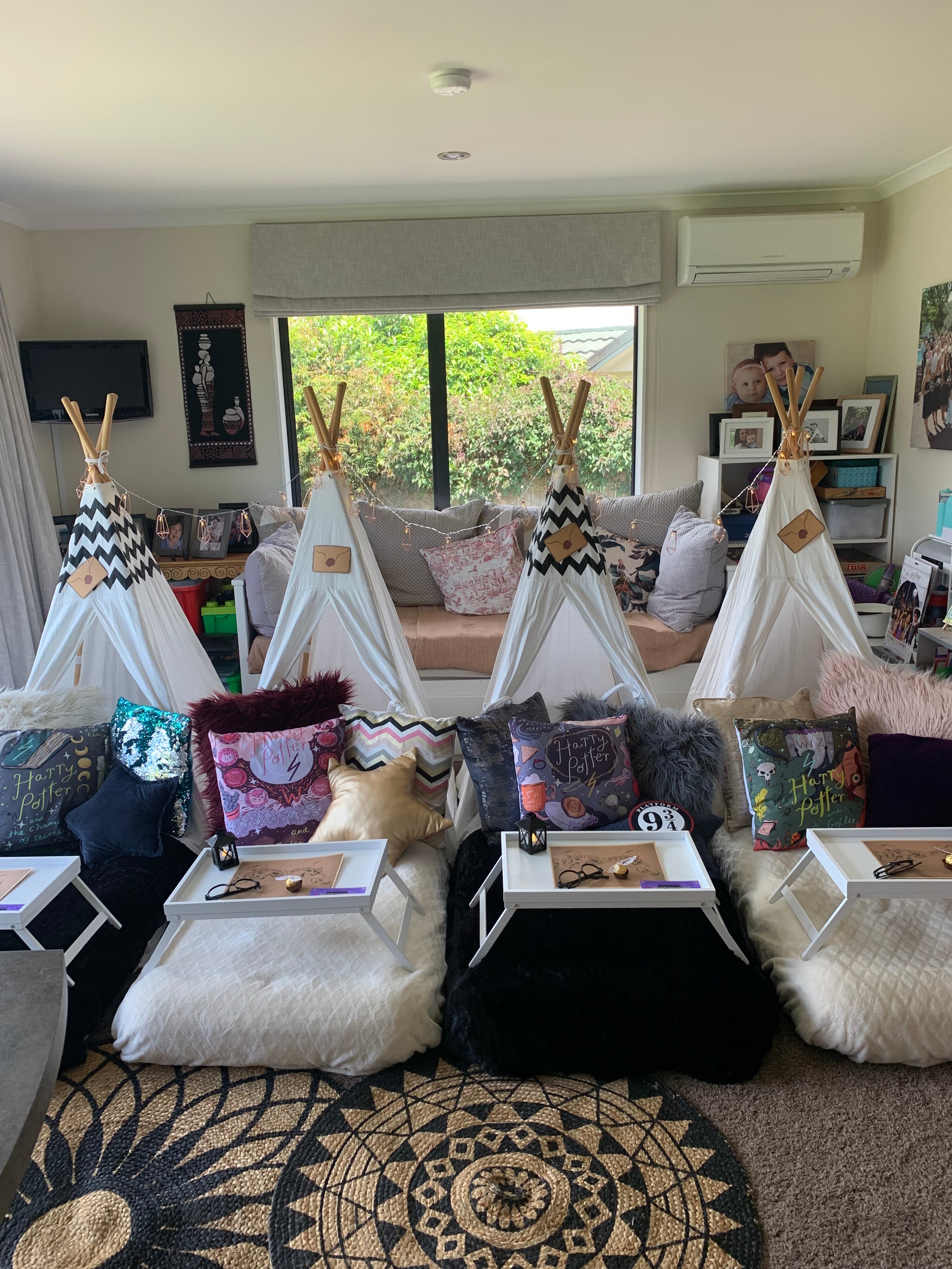 Harry Potter themed sleepover party Wellington
