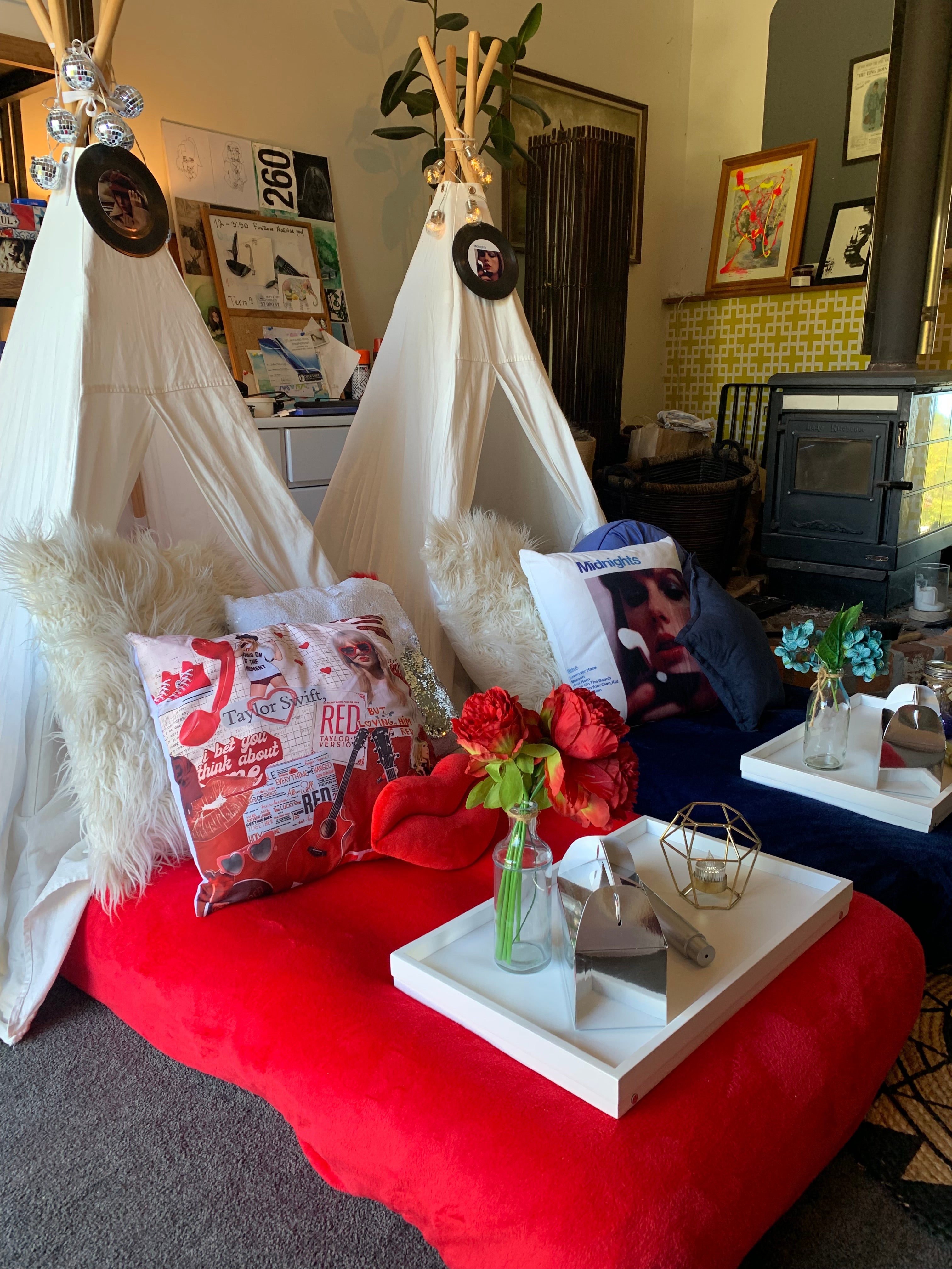 Swiftie party Eras Tour teepee party Wellington
