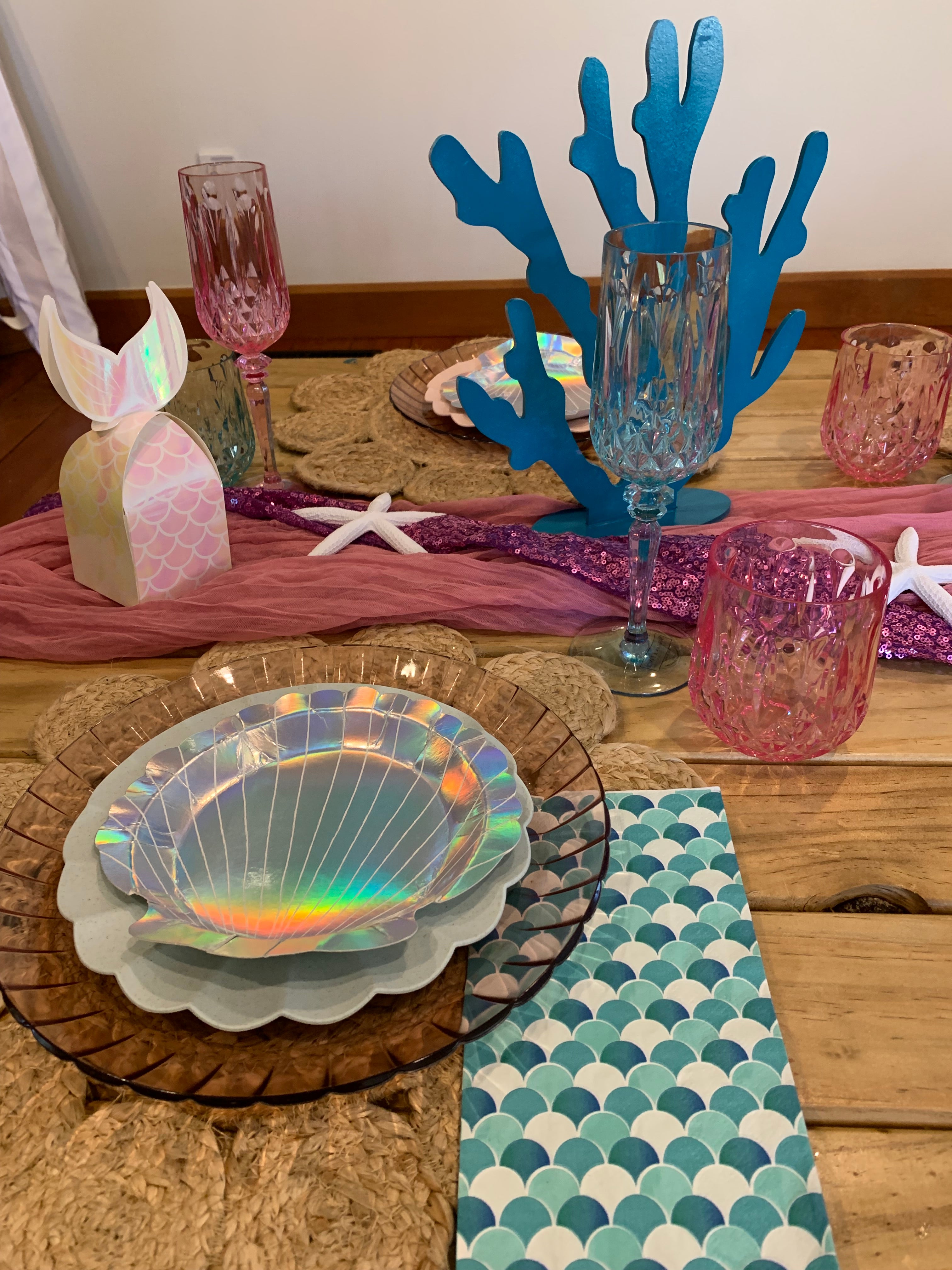 Mermaid themed pretty picnic Wellington event company