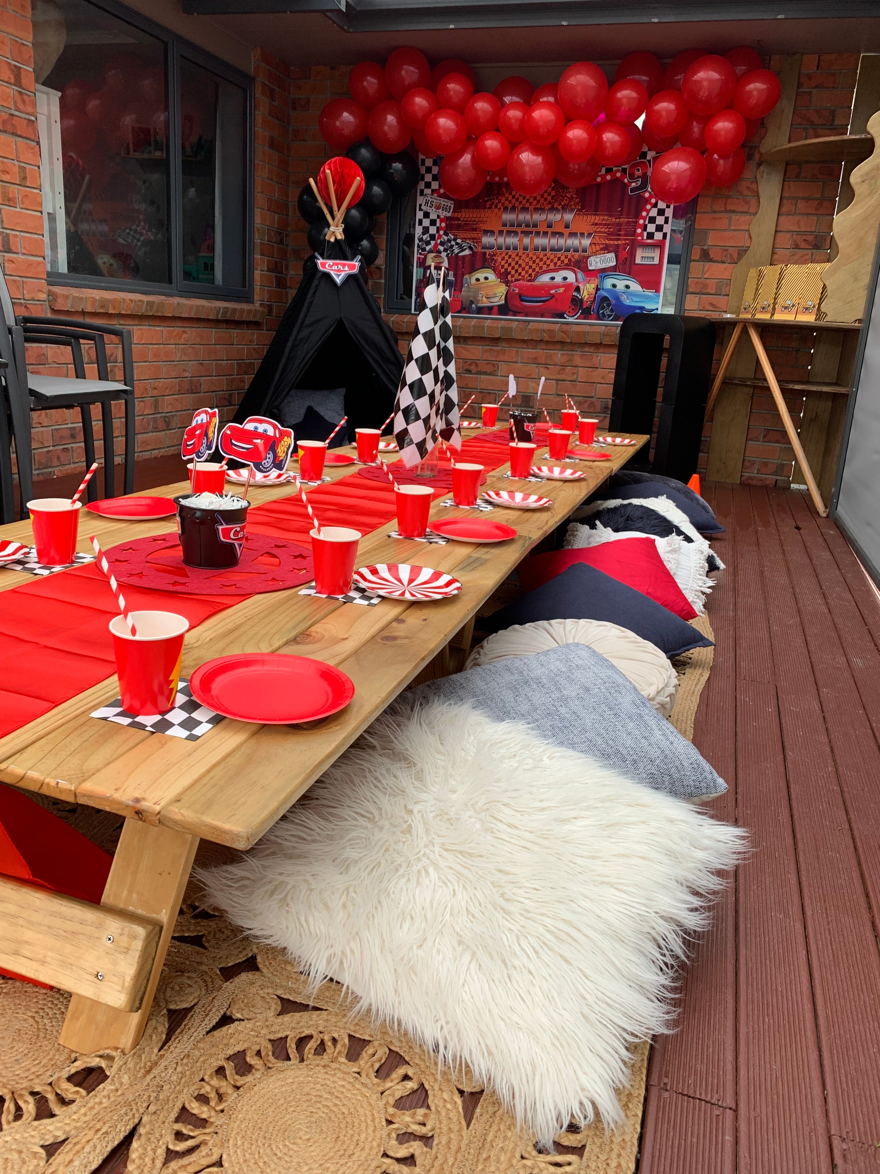 Kids themed picnic table hire Wellington