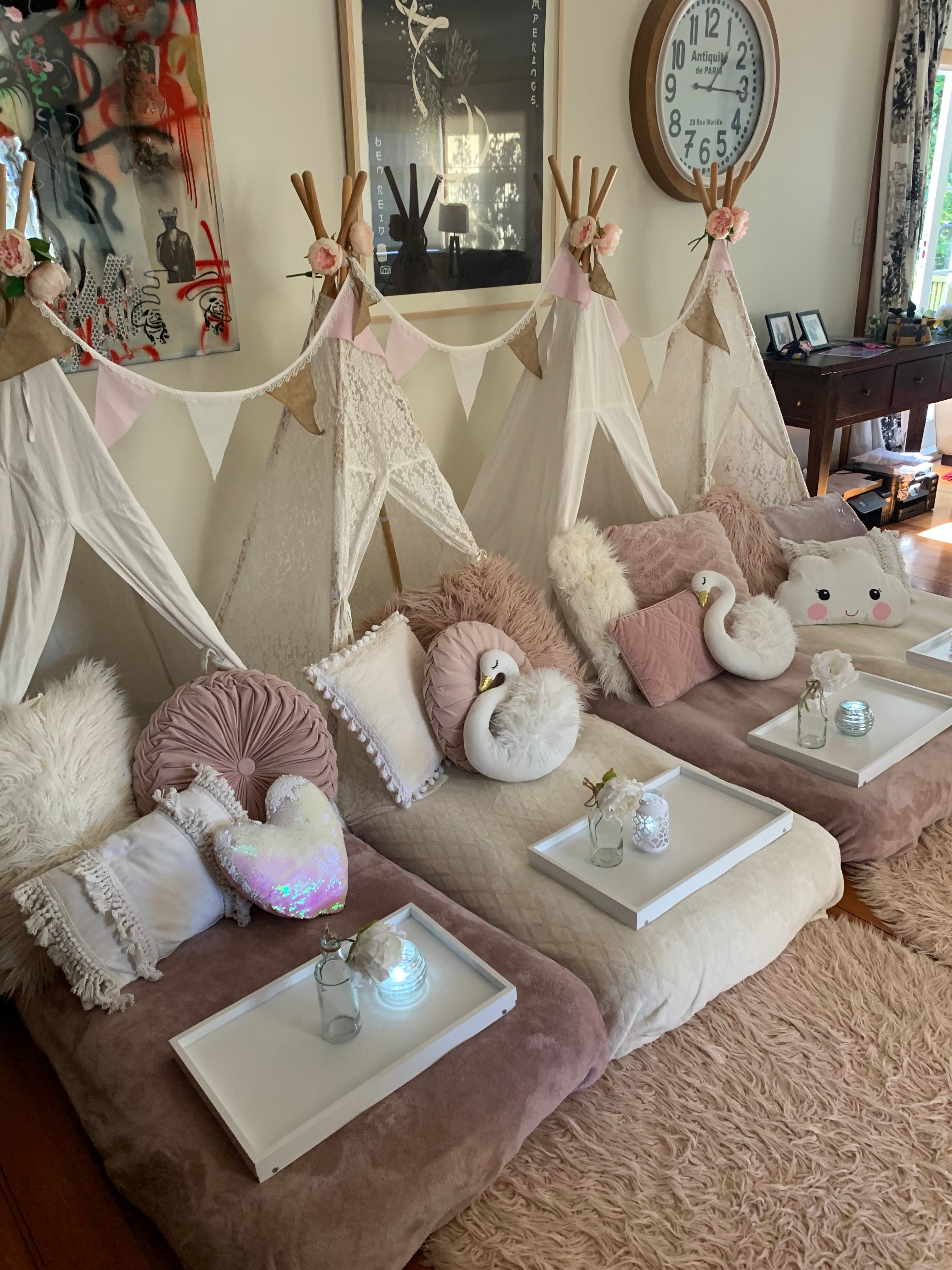 Chic and elegant teepee hens party Wellington