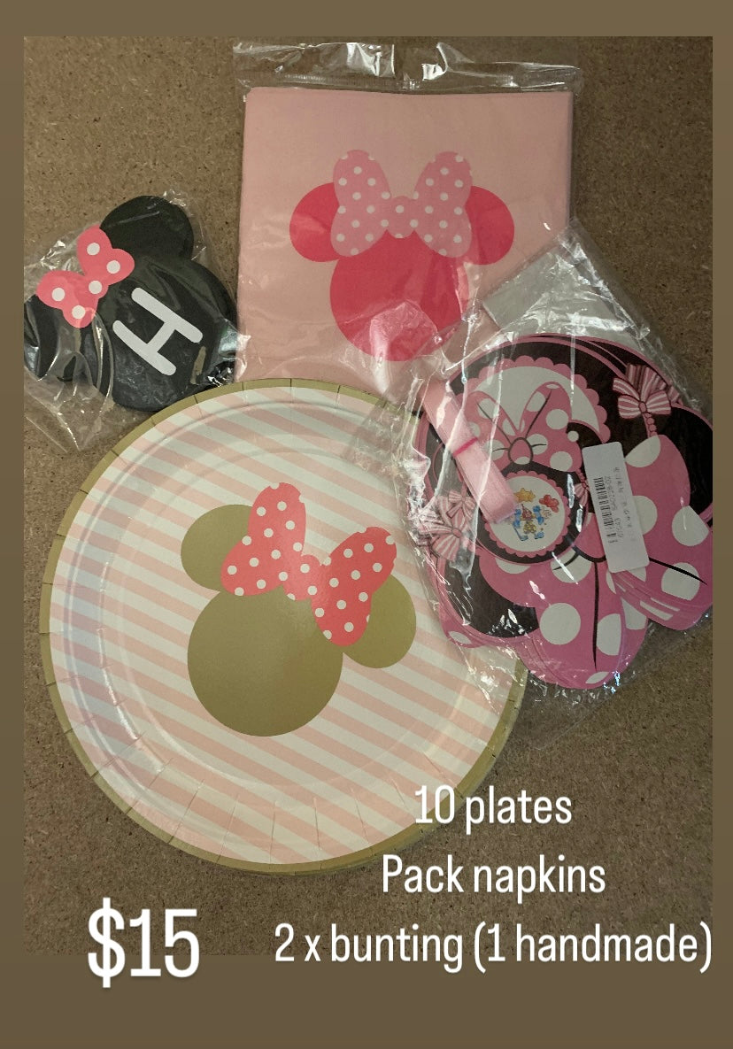 Minnie mouse sale party supplies nz