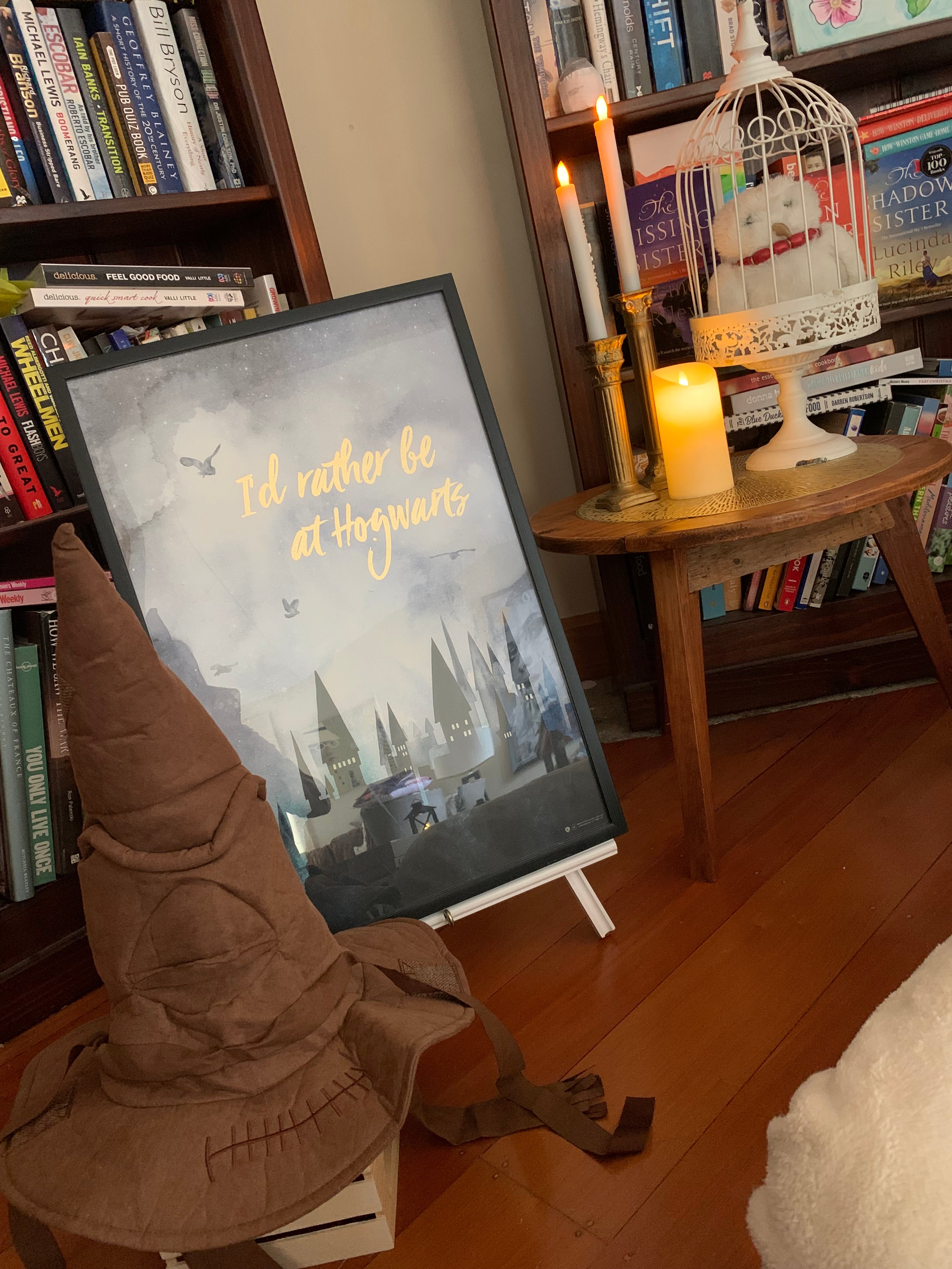 I'd rather be at Hogwarts Harry Potter teepee party