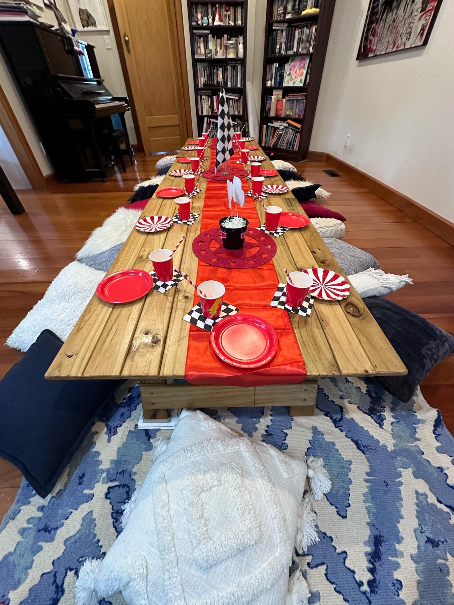 Kids themed picnic setup Wellington