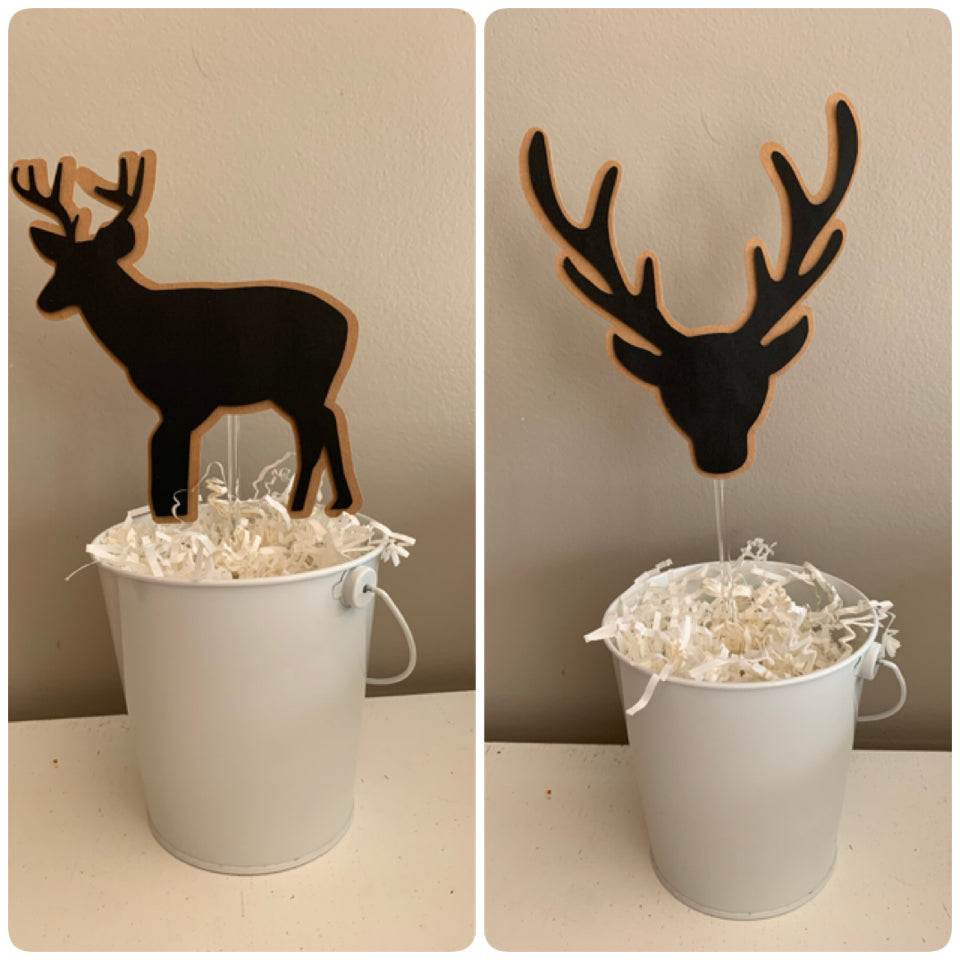 Deer or stag themed hunting party centrepieces nz party supplies