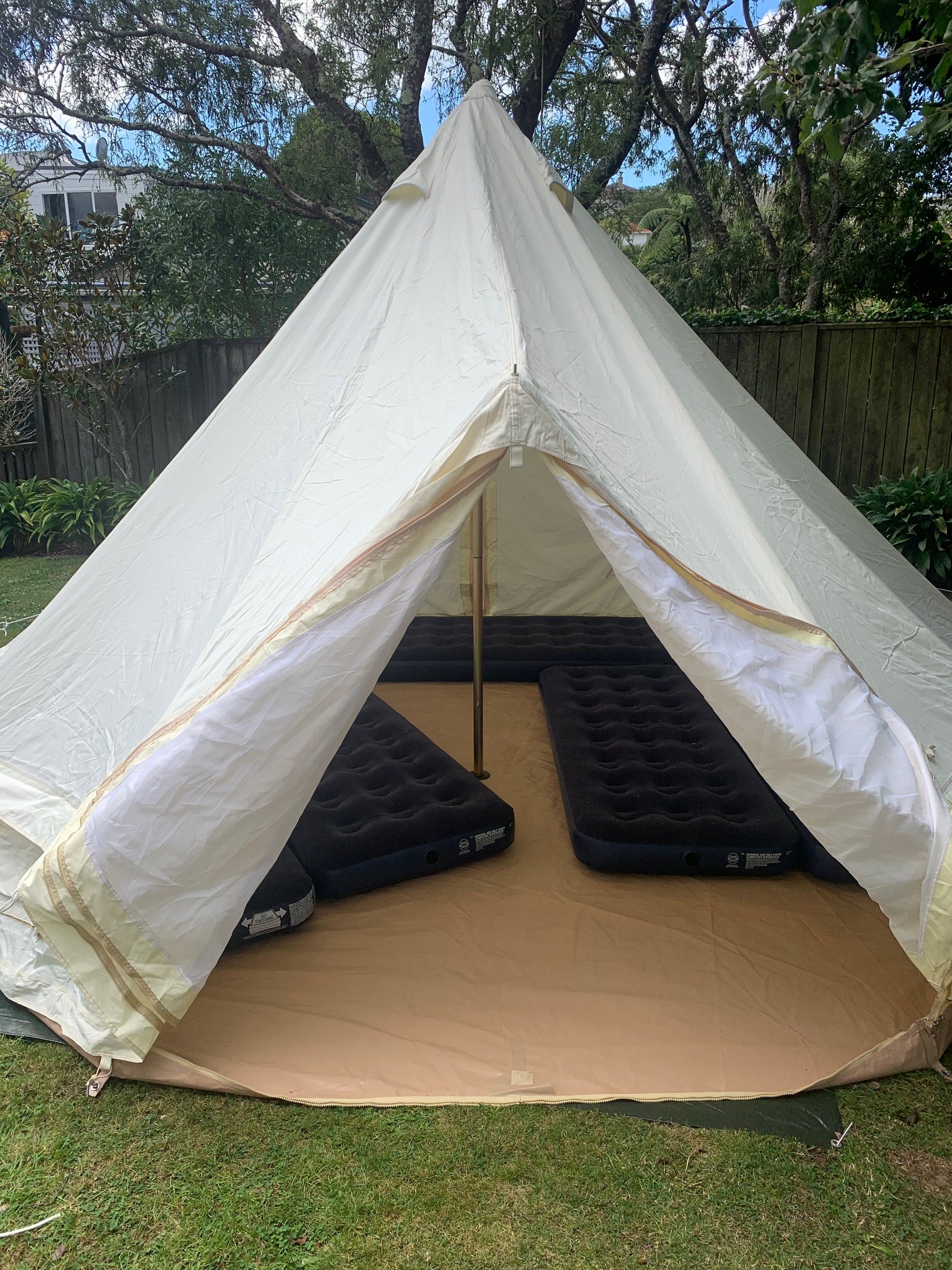 Bell tent hire Wellington