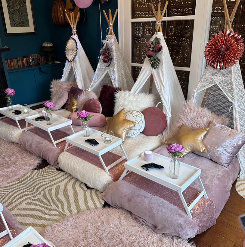 Wellington event teepee slumber party hire
